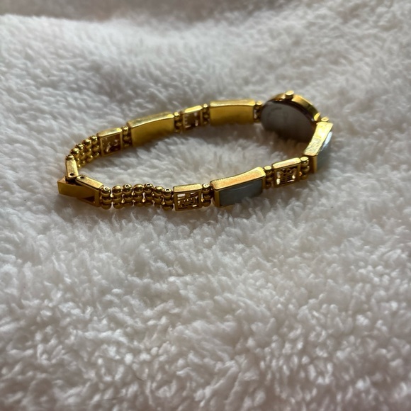 4 Vintage Jade Watch Gem Time Quartz. New Battery - Picture 9 of 9